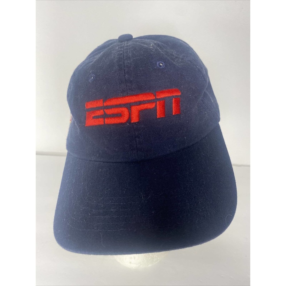 Navy Red ESPN Miller Lite Strap Back Hat